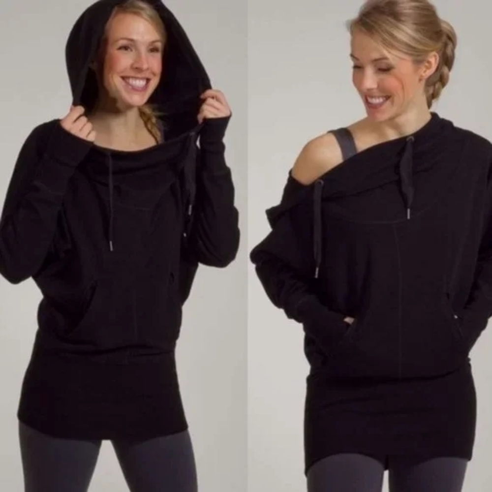 Lululemon Throwback Flashback Gray Off-Shoulder S… - image 7